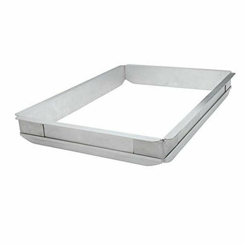 Omcan USA 80254 9.5" W x 13" D x 2" H Aluminum Sheet Pan Extender for 0.25 Size