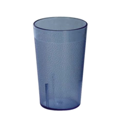 Omcan USA 80347 20 Oz. Blue Plastic Pebbled Tumbler
