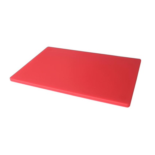 Omcan USA 41212 0.5" Thick Red Rigid Cutting Board