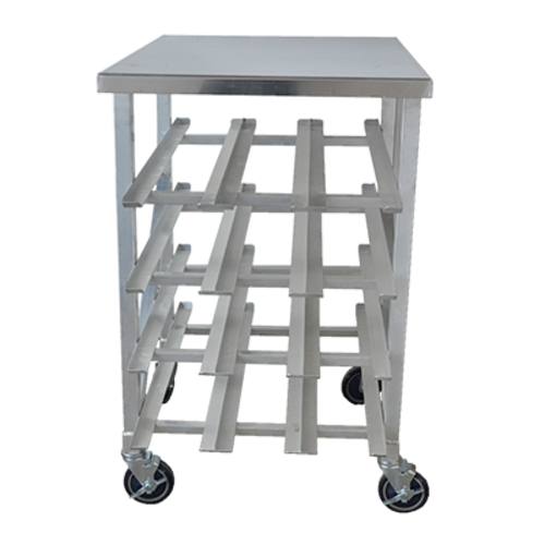 Omcan USA 27770 4 Layers 12 Rows with Table Top Can Rack
