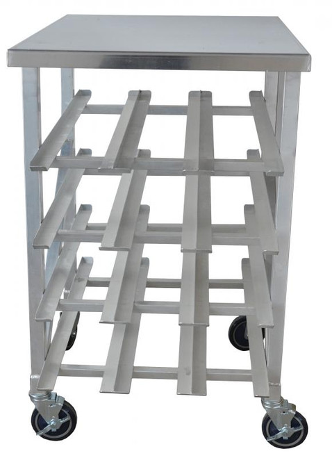 Omcan USA 27770 4 Layers 12 Rows with Table Top Can Rack