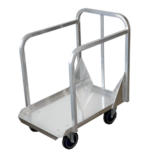 Omcan USA 27771 5" Casters Stainless Steel Bun Pan Truck