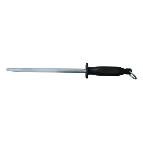 Omcan USA 13904 12" Polypropylene Black Handle Sharpening Steel