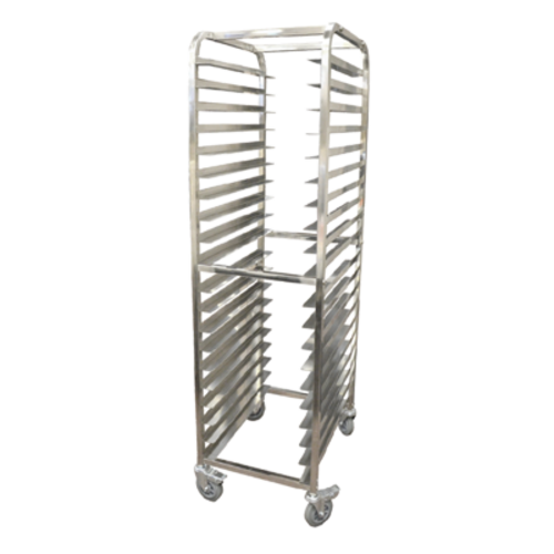 Omcan USA 23857 20 Pans Stainless Steel Curved Top Pan Rack