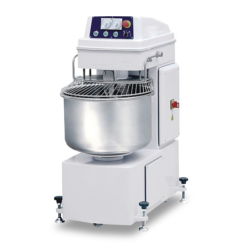 Omcan USA 27767 120 L Bowl Capacity with Guard Rail Spiral Dough Mixer - 220 Volts