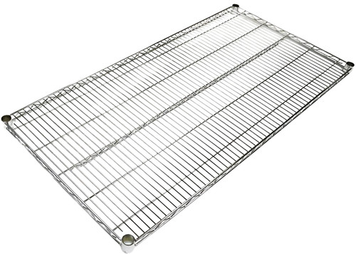 Omcan USA 24232 60" W x 21" D Chrome Wire Shelf