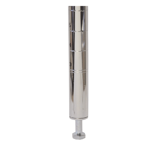 Omcan USA 20096 74" H Chrome Finish Post