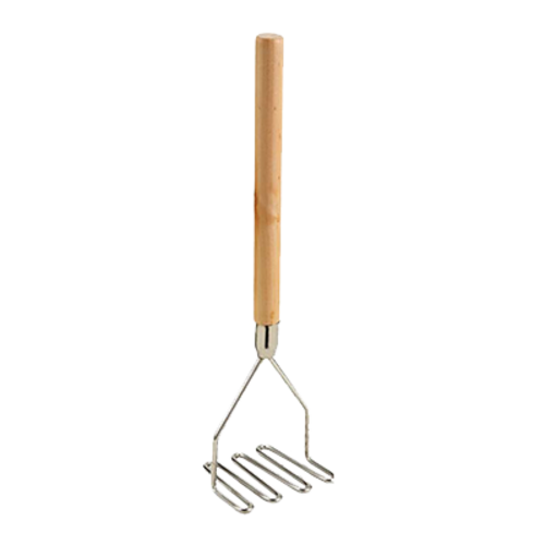 Omcan USA 80396 4.5" Nickel Plated Zig Zag Potato Masher