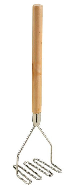 Omcan USA 80396 4.5" Nickel Plated Zig Zag Potato Masher