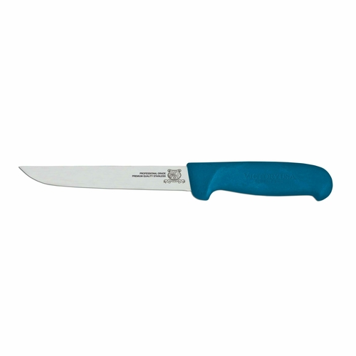 Omcan USA 23866 6" Blue Curved Boning Knife