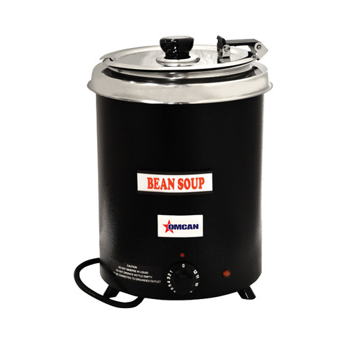 Omcan USA 41080 6 Qt. Black Soup Warmer Kettle - 110 Volts 1-Ph