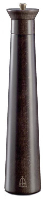 Omcan USA 43692 11.81" Tall Dark Italian Beech Wood Finish TRE SPADE Nabucco Series Pepper Mill