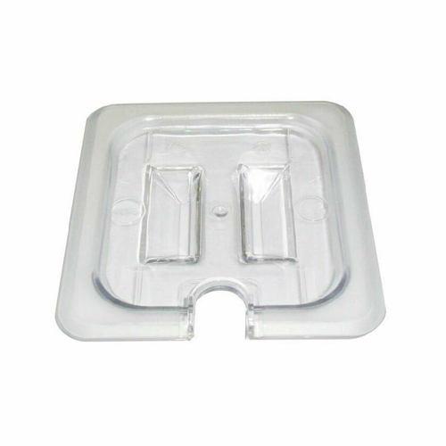 Omcan USA 80024 Clear Polycarbonate 0.33 Size Slotted Food Pan Cover