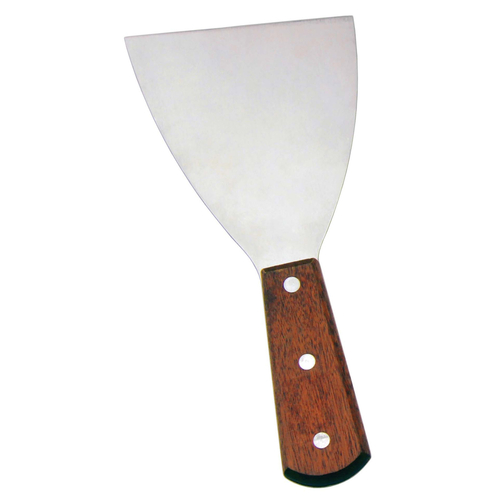 Omcan USA 80047 4.5" x 3" Blade with Wood Handle Pan Scraper