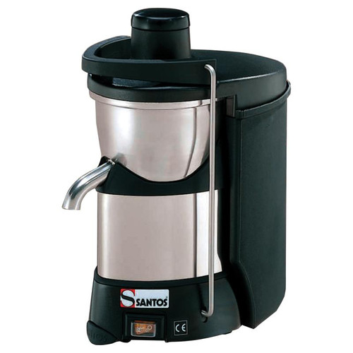 Omcan USA 39494 105.67 Qt. per Hr Stainless Steel and Aluminum Body Santos Fruit & Vegetable Juice Extractor - 120 Volts 1-Ph