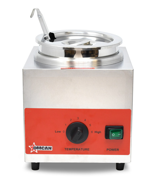 Omcan USA 44310 9.01" W x 11.80" D Stainless Steel Countertop Food Warmer - 120 Volts 500 Watts