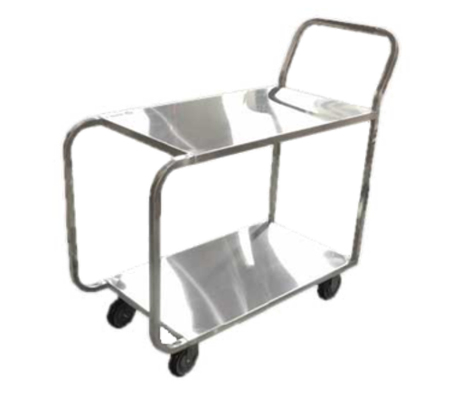 Omcan USA 23731 2 Solid Shelves Welded Stock Cart