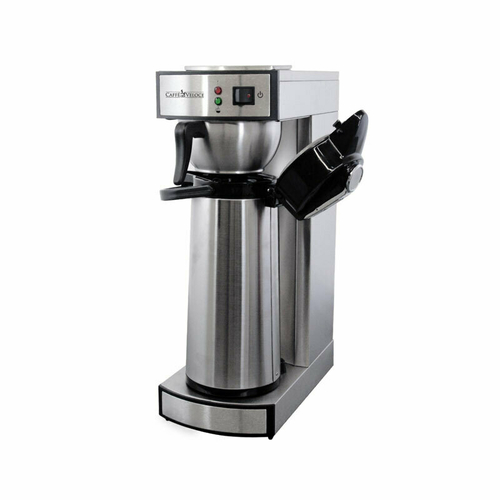Omcan USA 44314 Stainless Steel Manual with 2 Airpot Coffee Maker - 120 Volts