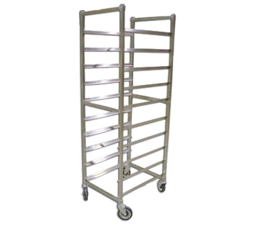 Omcan USA 23833 10 Pans Stainless Steel Square Top Pan Rack