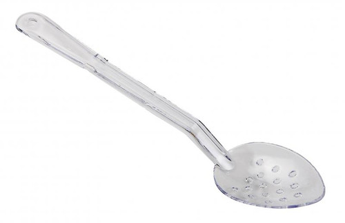 Omcan USA 85095 13" L Clear Polycarbonate Perforated Serving Spoon