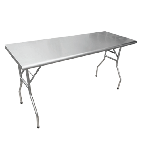 Omcan USA 41233 72" W x 30" D Stainless Steel Folding Table