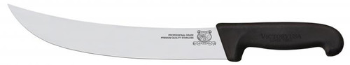 Omcan USA 12866 12" Black Handle Steak Knife