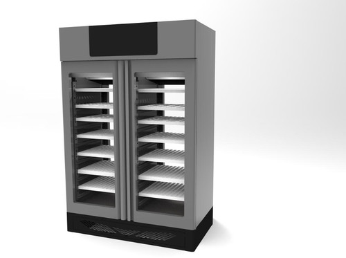 Omcan USA 45520 440 Lbs. Stainless Steel Reach-In Affinacheese Cheese Drying Cabinet - 220 Volts
