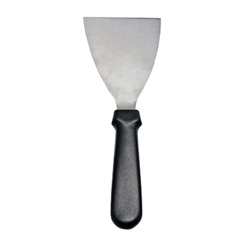 Omcan USA 80084 4.5" x 3" Blade with Black Plastic Handle Pan Scraper