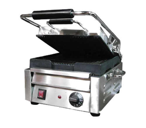 Omcan USA 19935 Cast Iron Single Plate Manual Sandwich Grill