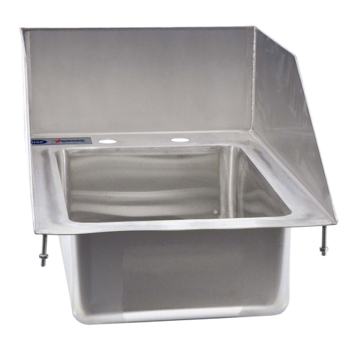 Omcan USA 39785 10" Wide x 14" Front to Back x 5" Deep Stainless Steel One Compartment Drop-In Sink