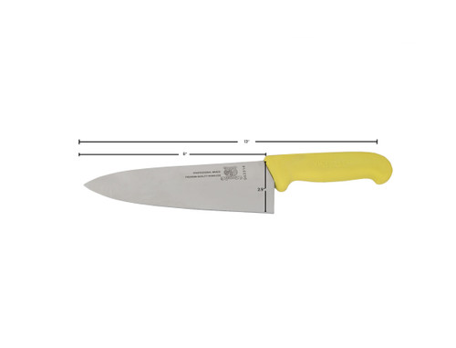Omcan USA 23877 8" Yellow Polypropylene Handle