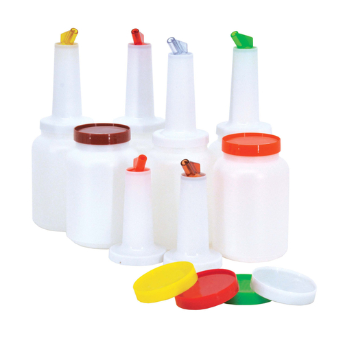 Omcan USA 80232 2 Qt. 12-Pieces Polypropylene and Scrylonitrile Multi-Pour Complete Unit Set