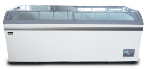Omcan USA 37815 24.72 Cu. Ft. White Ice Cream Freezer - 110 Volts 1-Ph
