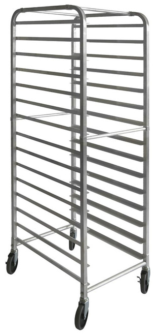 Omcan USA 13505 15 Pans Aluminum Curved Top Pan Rack