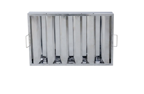 Omcan USA 34836 25"W x 2"D x 16"H Stainless Steel Range Hood Filter