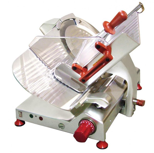 Omcan USA 31438 13" Dia. Blade Manual Feed Meat Slicer - 120 Volts 1-Ph