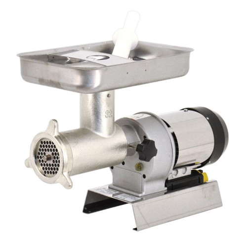 Omcan USA 11013 #32 Aluminum Heavy Duty Electric Bench Elite Series Meat Grinder - 110 Volts