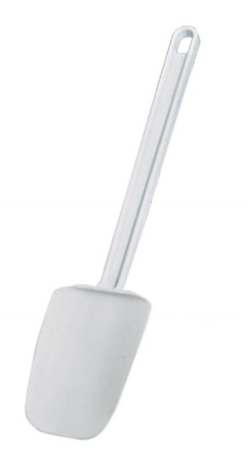Omcan USA 80027 10" L White Plastic Spoonula
