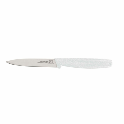 Omcan USA 11539 3.25" Stainless Steel Polypropylene White Handle Paring Knife