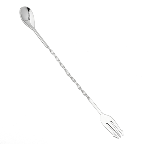 American Metalcraft BS13T 13" L Stainless Steel Bar Spoon and Fork