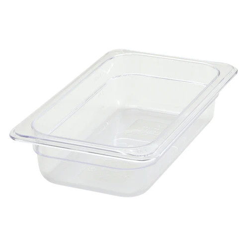 Winco SP7402 1/4 Size Polycarbonate Poly-Ware Food Pan