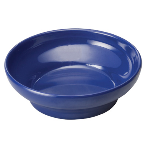 Winco WDM008-401 4 Oz. Plastic Blue Round Salsa Bowl (48 Each Per Case)