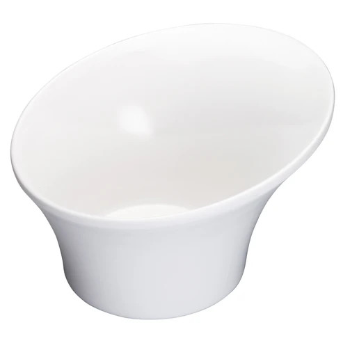 Winco WDM004-202 7-1/4" 3/4 qt Plastic White Round Bowl (24 Each Per Case)