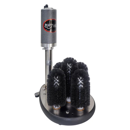Bar Maid A-205-P 5 Brushes Stainless Steel Upright Electric Bar Maid Glass Washer - 220 Volts 1-Ph