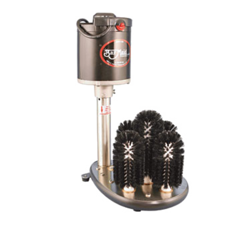 Bar Maid A-200 5 Brushes Stainless Steel Upright Electric Bar Maid Glass Washer - 115 Volts 1-Ph