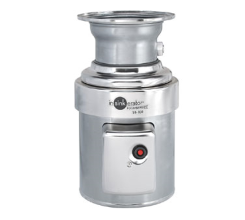 InSinkErator SS-100-18A-MS Stainless Steel with 18" Diameter Bowl Complete Disposer Package - 115 Volts