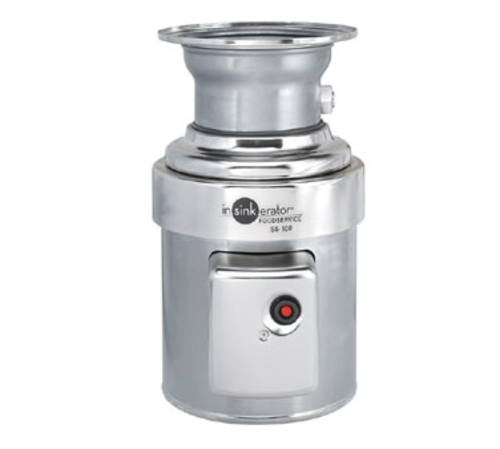 InSinkErator SS-100-18B-MSLV 18" Dia. Bowl Stainless Steel Complete Disposer Package - 1 HP