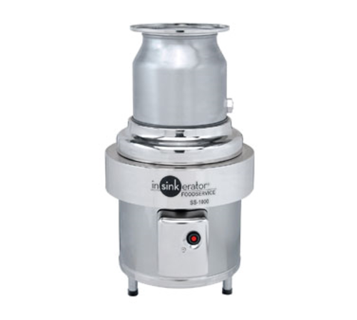 InSinkErator SS-1000-18BAS101 18" Dia. Bowl Stainless Steel Complete Disposer Package - 208 Volts