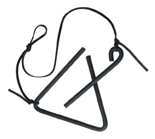 Lodge A5-5 Black Steel Chuck Wagon Dinner Bell with Striker (6 Each per Case)