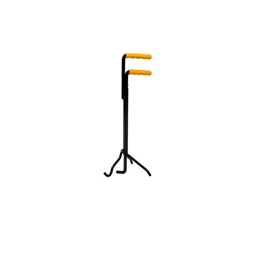 Lodge A5DLL 16.13" High Temperature Black Finish Yellow Handle Deluxe Lid Lifter (4 Each per Case)